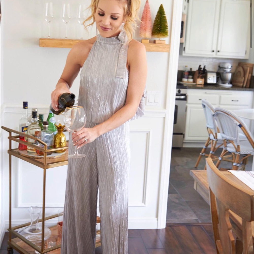 ASOS Metallic Silver Jumper